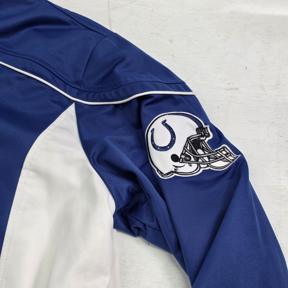 Indianapolis Colts Vintage NFL G-III Heavy Pullover Windbreaker Jacket Men's 2XL - Picture 3 of 16